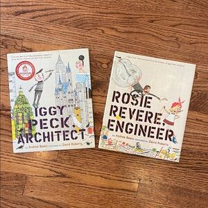 Iggy Peck Architect and Rosie Revere Engineer Books